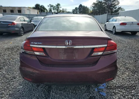 2013 Honda Civic Lx from USA, damaged, VIN 2HGFB2F5XDH541823